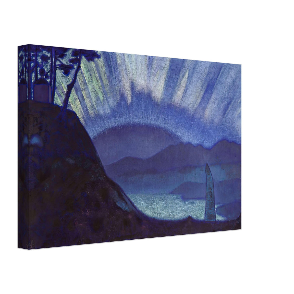 Bridge of Glory by Nicholas Roerich, canvas, view 2