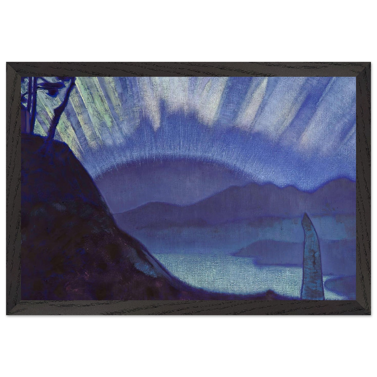 Bridge of Glory by Nicholas Roerich, framed poster, view 2