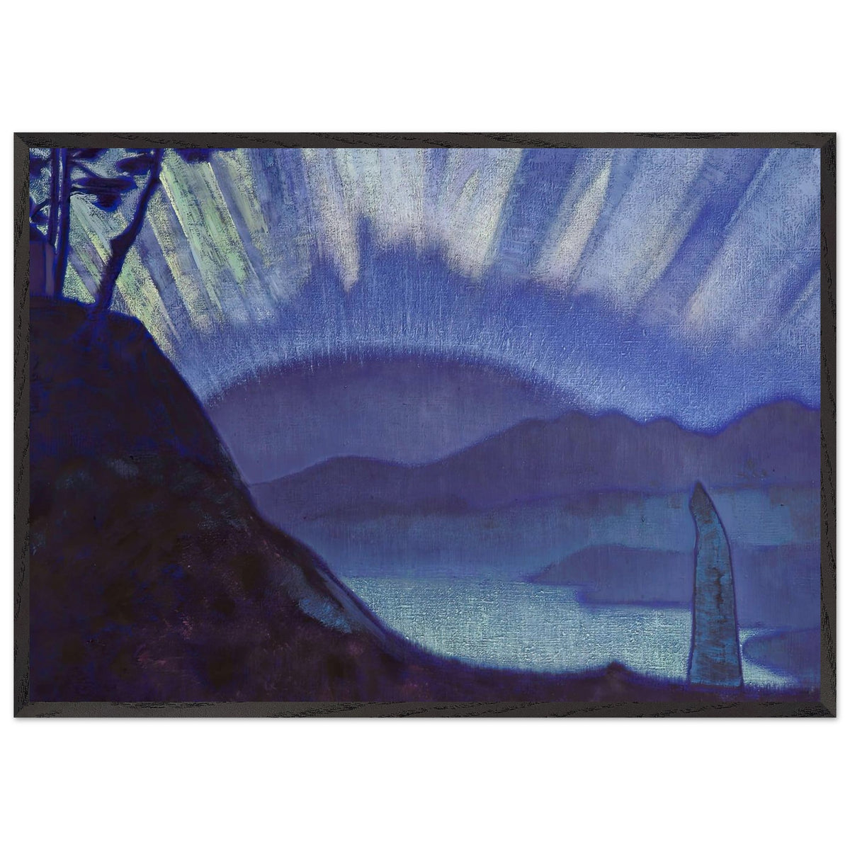 Bridge of Glory by Nicholas Roerich, framed poster, view 3