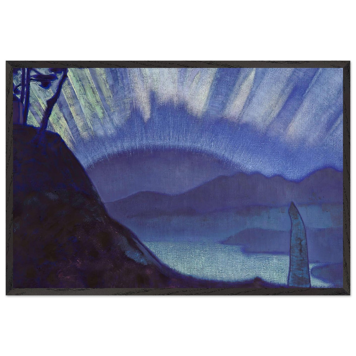 Bridge of Glory by Nicholas Roerich, framed poster