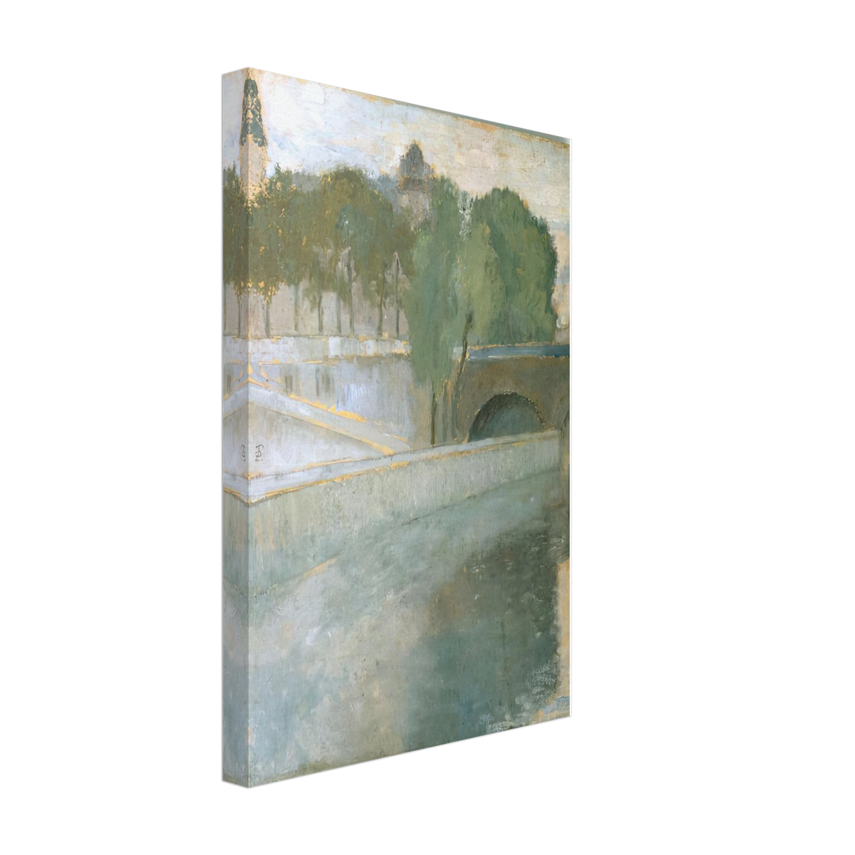 Bridge Over Seine by Theodor Pallady, canvas, view 2