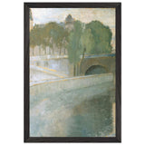 Bridge Over Seine by Theodor Pallady, framed poster, view 2
