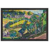 Brittany Landscape by Emily Carr, framed poster, view 2