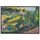 Brittany Landscape by Emily Carr, framed poster, view 3