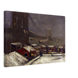 Brooklyn Bridge by George Luks, canvas