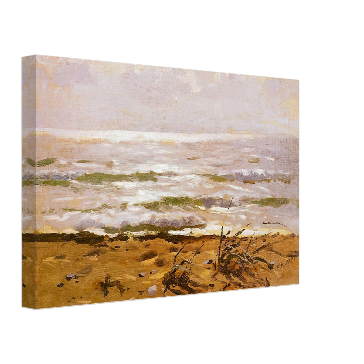 Brzeg morski by Ferdynand Ruszczyc, canvas, view 2