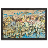 Budai Hegyek by Scheiber Hugó, framed poster, view 2