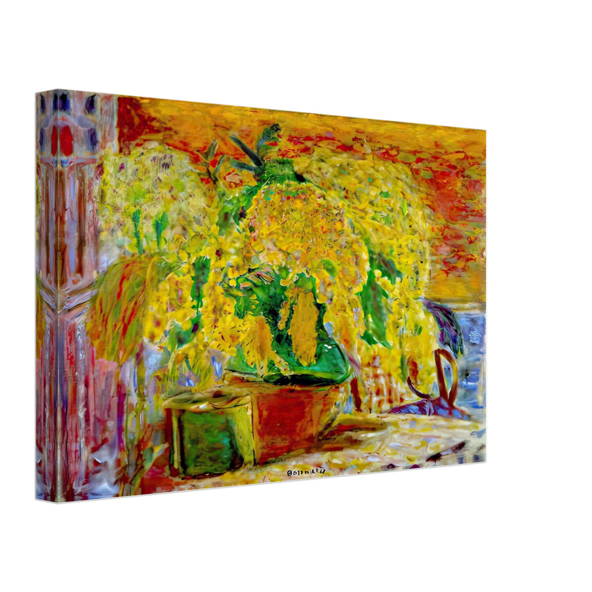 Bunch of Mimosa by Pierre Bonnard, canvas, view 2
