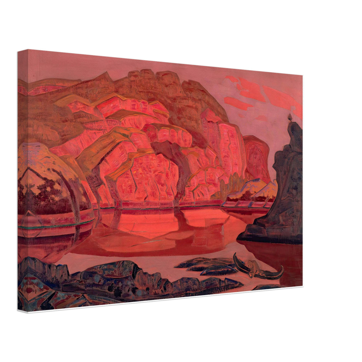 Buried Treasures by Nicholas Roerich, canvas