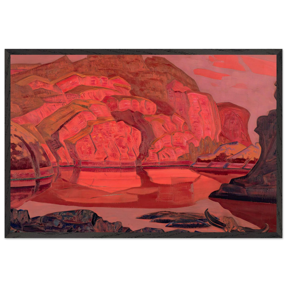 Buried Treasures by Nicholas Roerich, framed poster