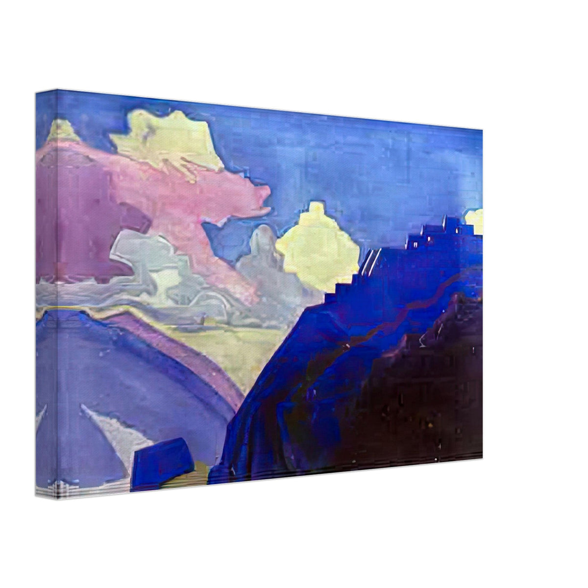 By the Brahmaputra by Nicholas Roerich, canvas, view 2