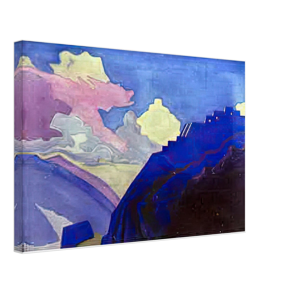 By the Brahmaputra by Nicholas Roerich, canvas