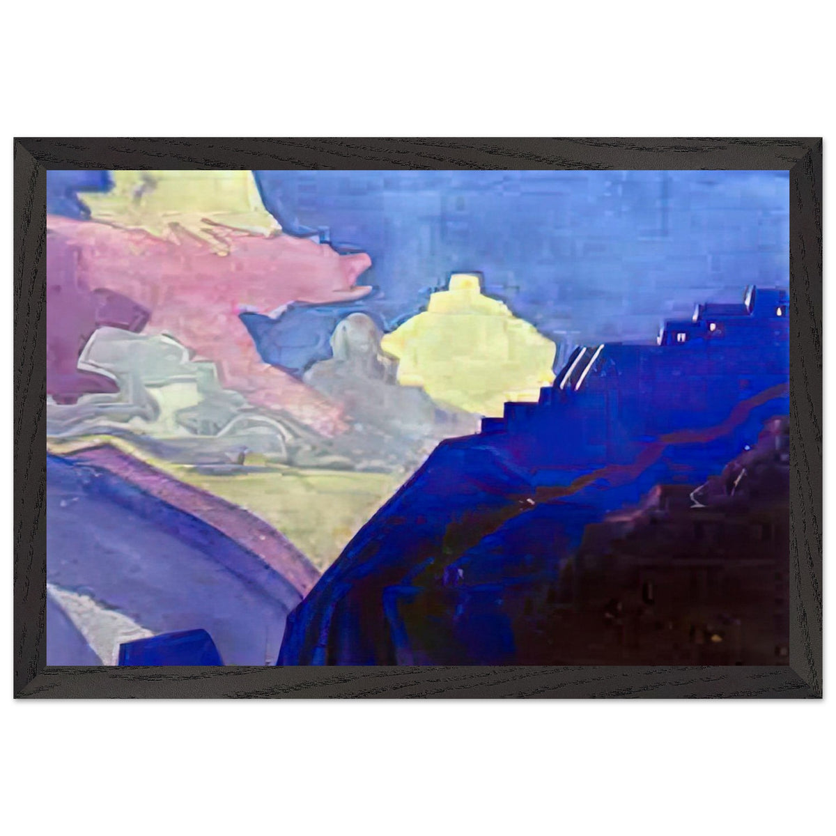 By the Brahmaputra by Nicholas Roerich, framed poster, view 2