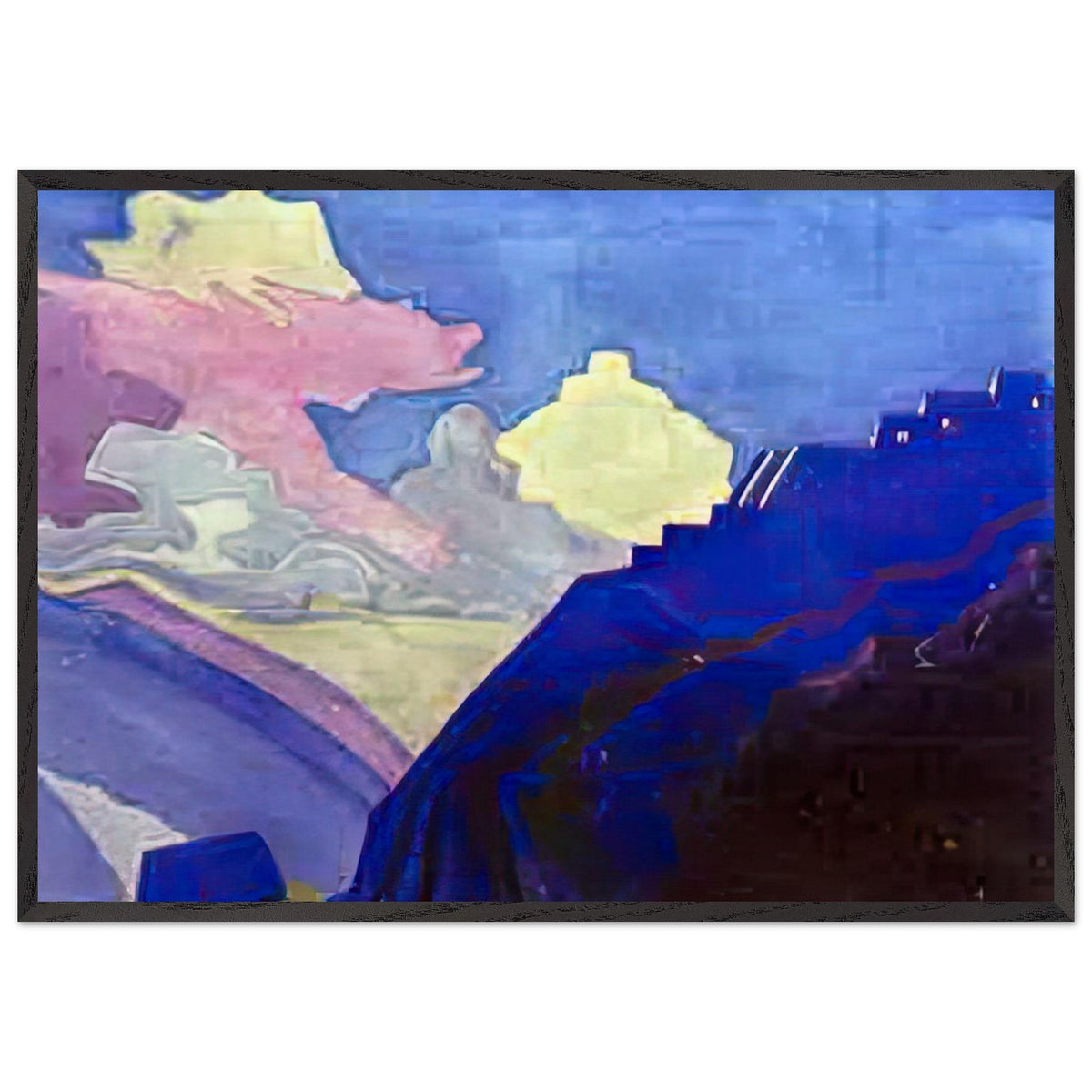 By the Brahmaputra by Nicholas Roerich, framed poster, view 3