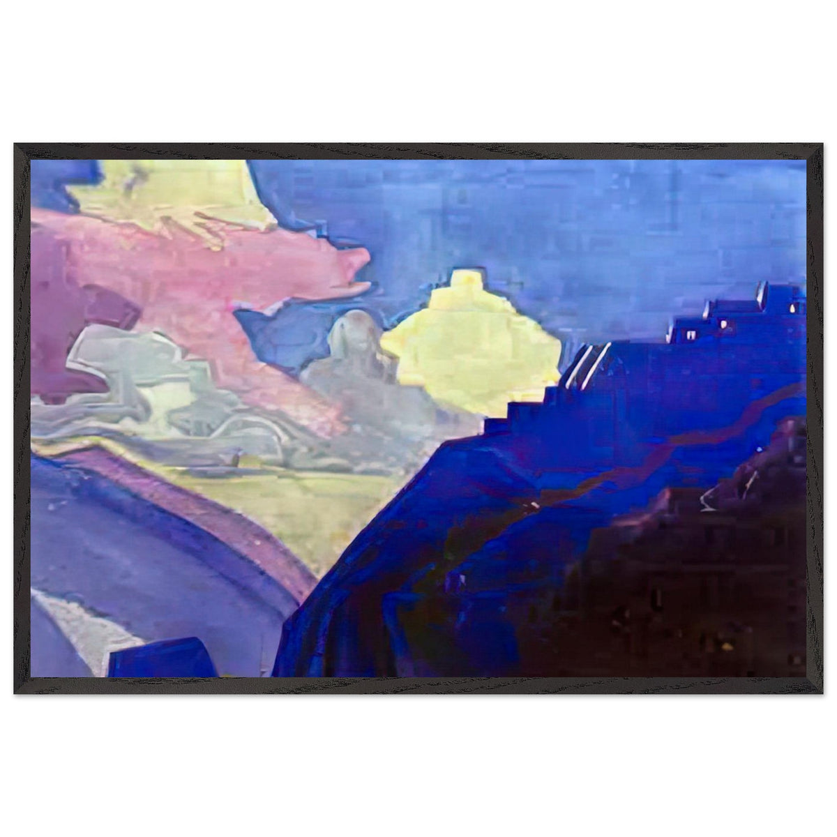 By the Brahmaputra by Nicholas Roerich, framed poster
