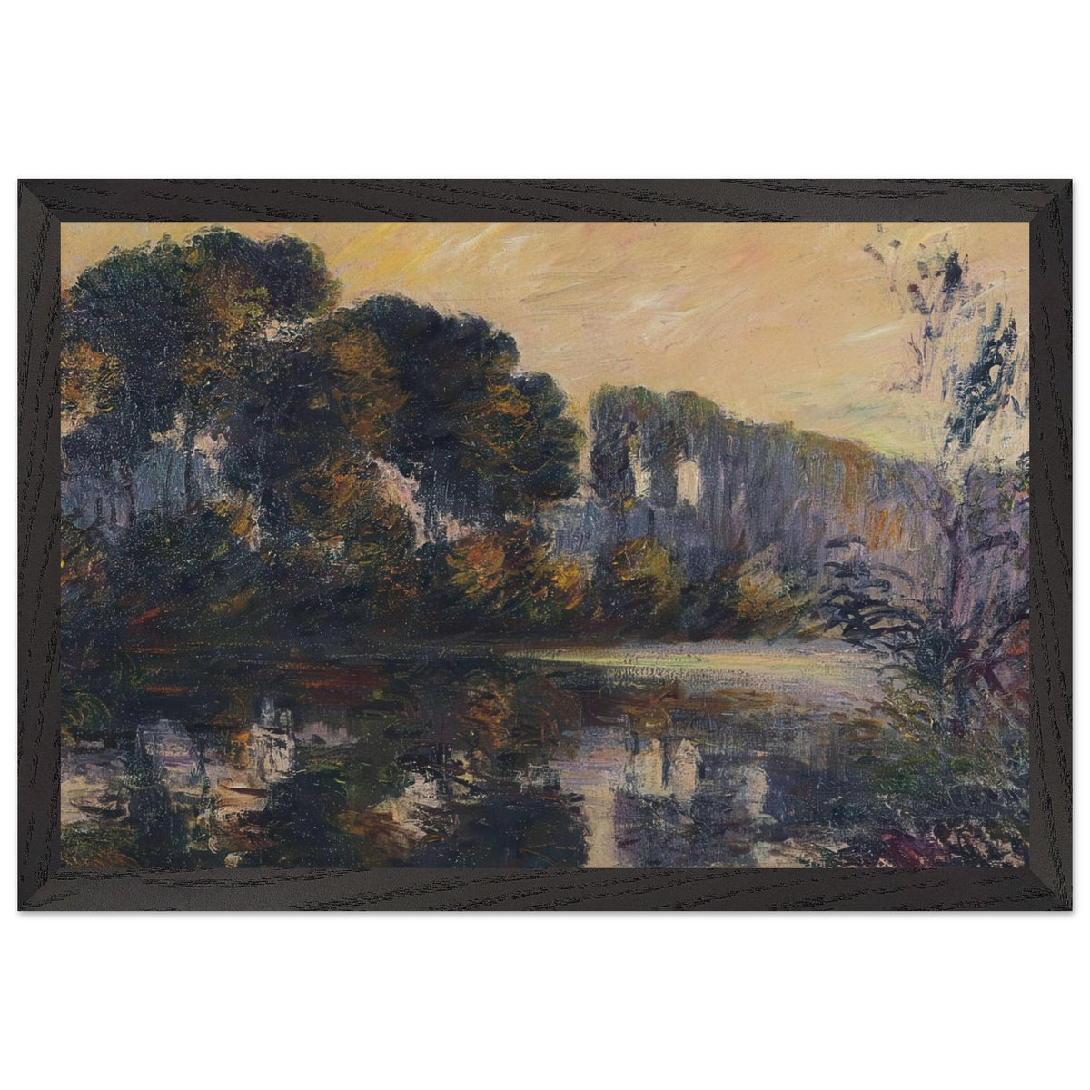 By the Eure River by Gustave Loiseau, framed poster, view 2