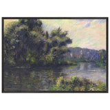 By the Eure River by Gustave Loiseau, framed poster, view 3