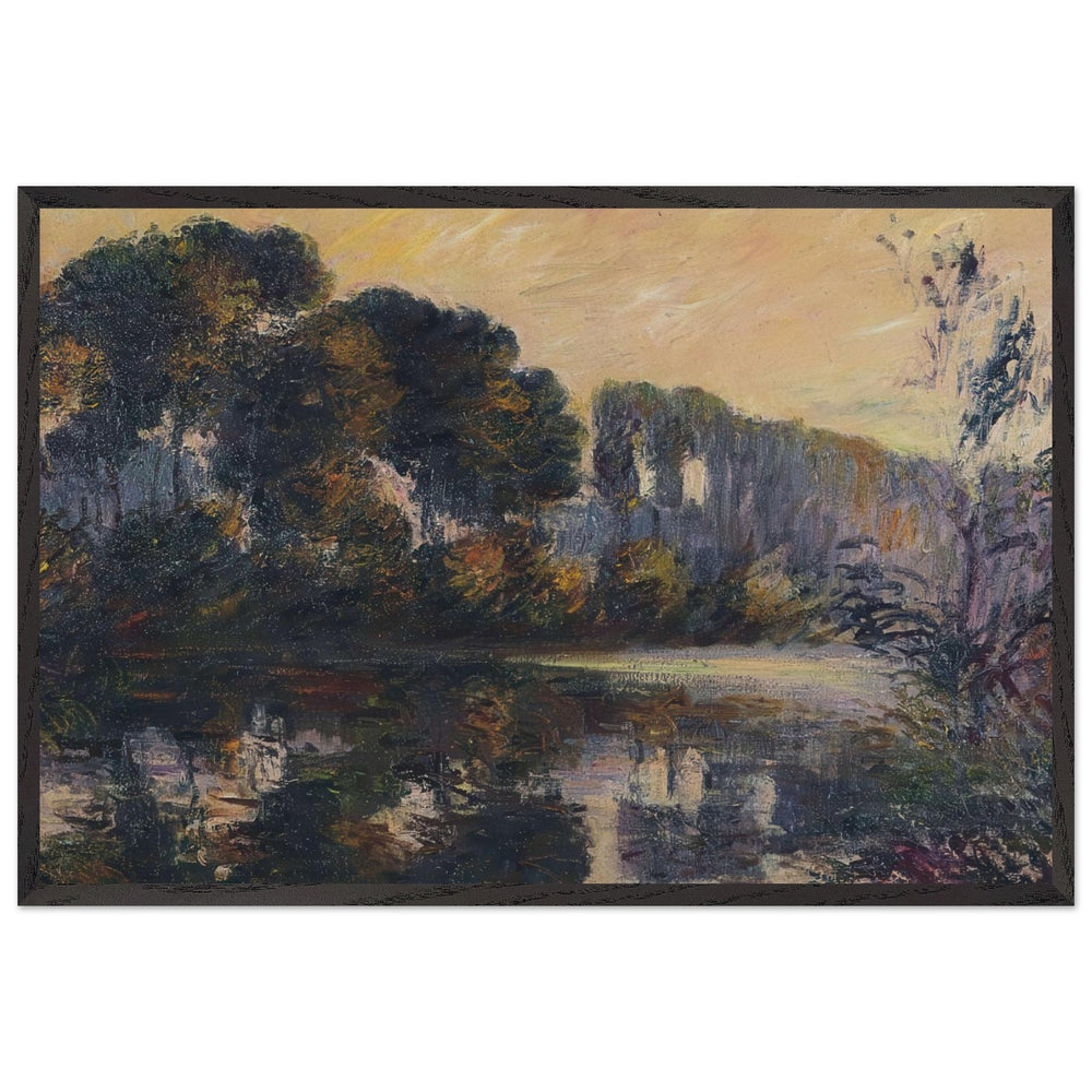 By the Eure River by Gustave Loiseau, framed poster