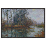 By the Eure River by Gustave Loiseau, framed poster