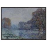 By the Eure River Hoarfrost by Gustave Loiseau, framed poster, view 3