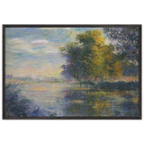 By the Eure River in Autumn by Gustave Loiseau, framed poster