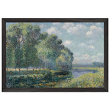 By the Eure River in Spring by Gustave Loiseau, framed poster, view 2