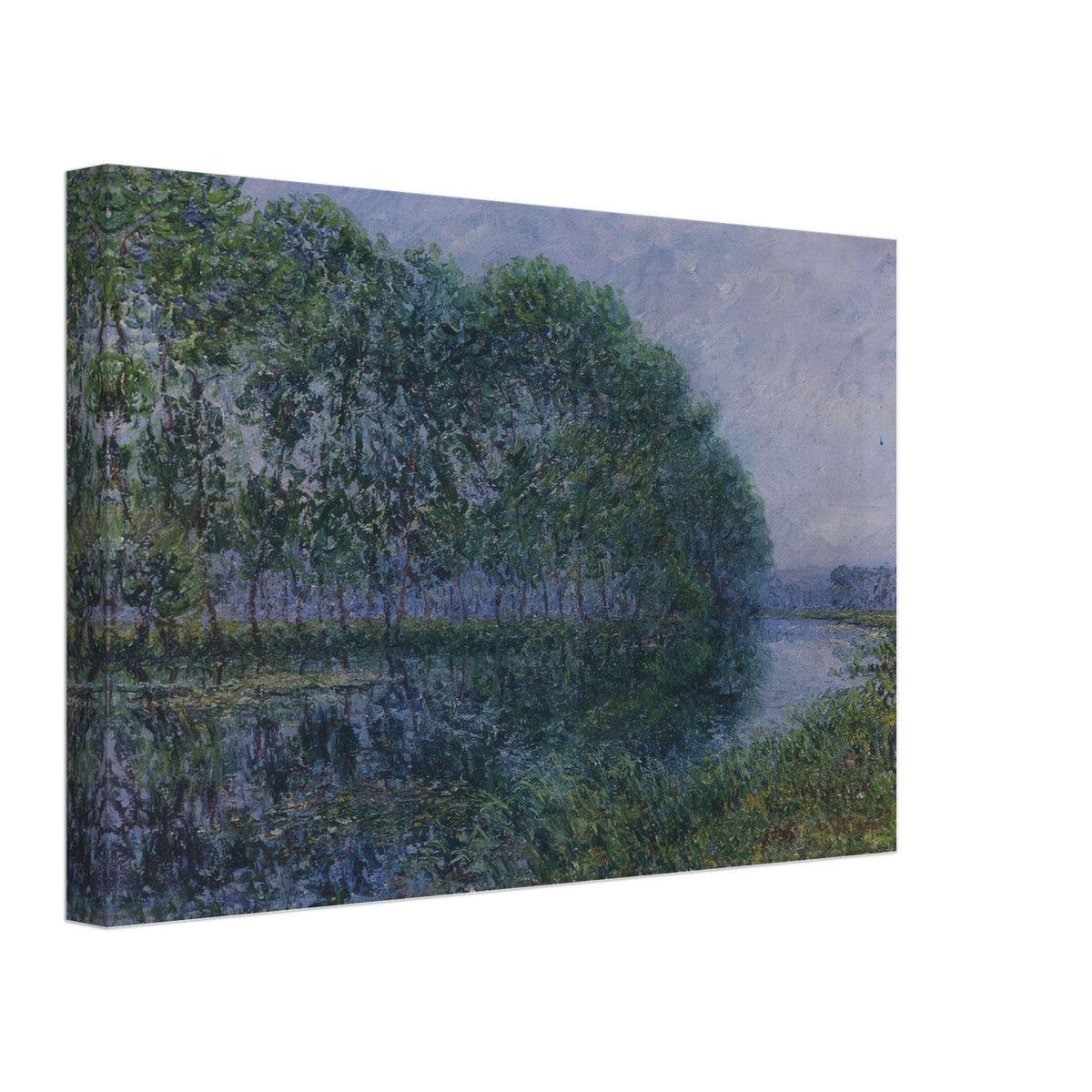By the Eure River in Summer by Gustave Loiseau, canvas, view 2