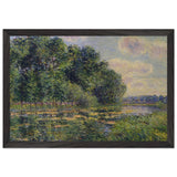 By the Eure River in Summer by Gustave Loiseau, framed poster, view 2