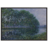 By the Eure River in Summer by Gustave Loiseau, framed poster, view 3