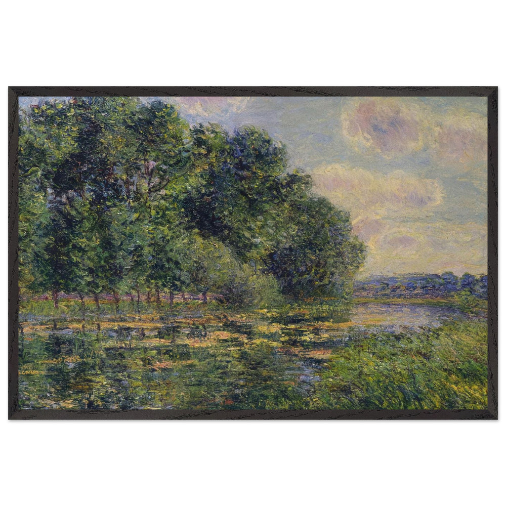 By the Eure River in Summer by Gustave Loiseau, framed poster