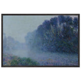 By the Eure River Mist Effect by Gustave Loiseau, framed poster