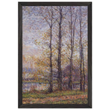 By the Oise at Precy by Gustave Loiseau, framed poster, view 2