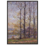 By the Oise at Precy by Gustave Loiseau, framed poster, view 3