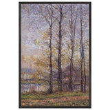 By the Oise at Precy by Gustave Loiseau, framed poster