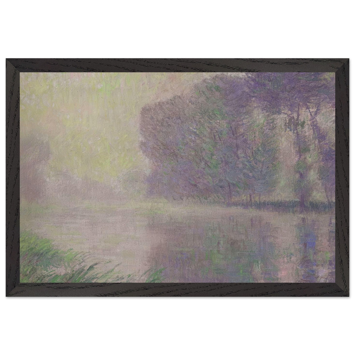 By the River Eure by Gustave Loiseau, framed poster, view 2