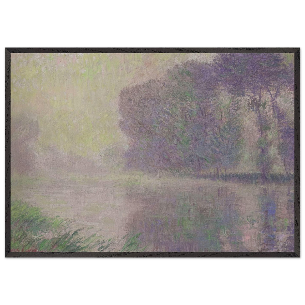 By the River Eure by Gustave Loiseau, framed poster, view 3