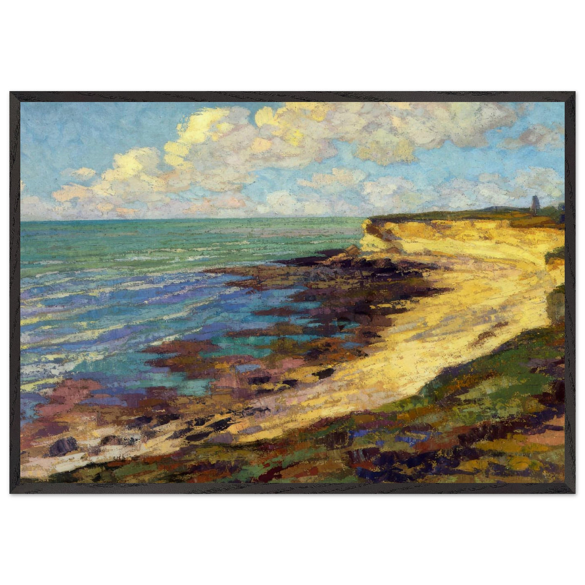 By the Sea by Gustave Loiseau, framed poster, view 3