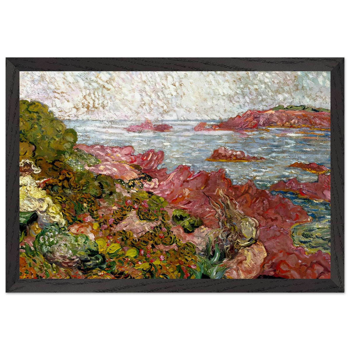 By the Sea by Louis Valtat, framed poster, view 2