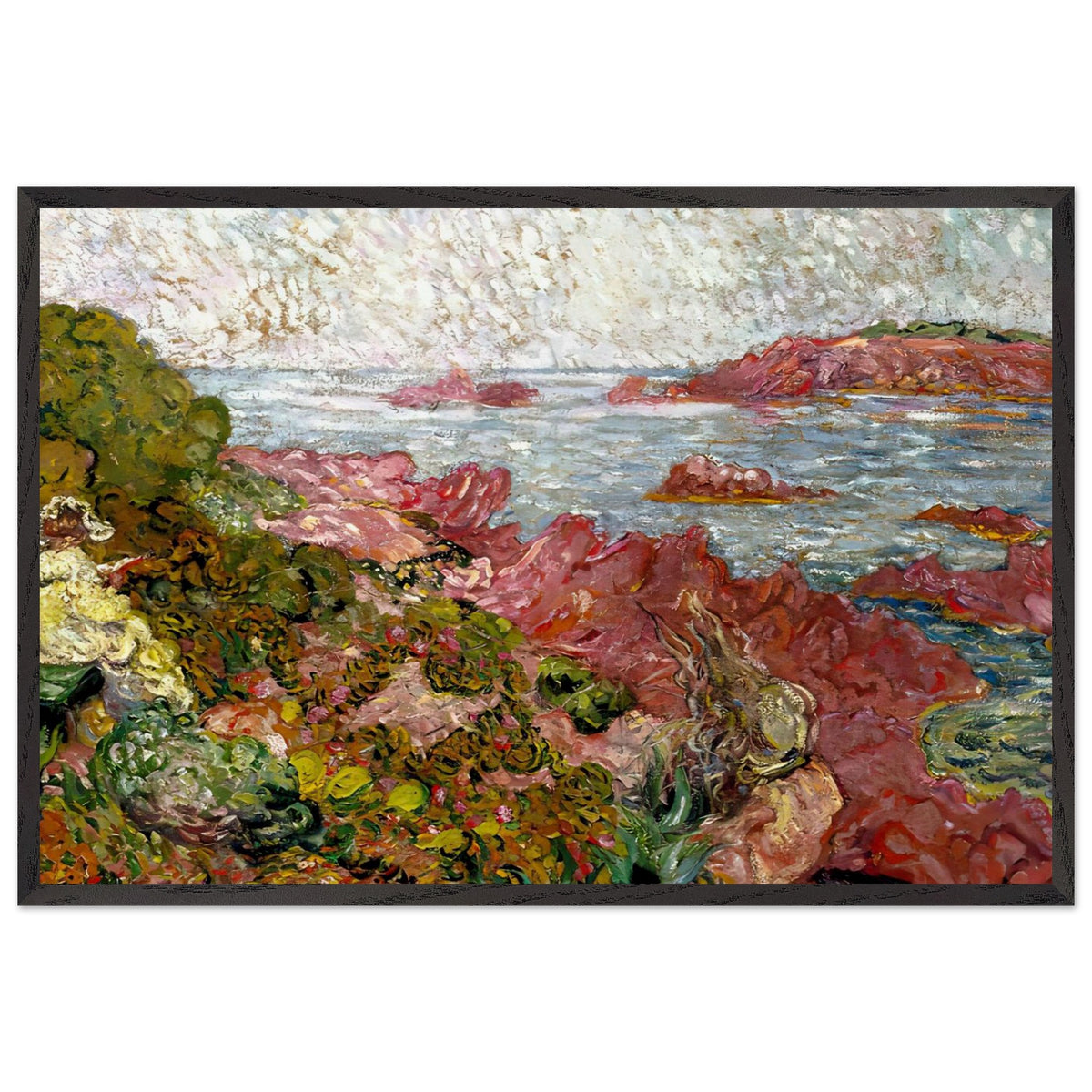 By the Sea by Louis Valtat, framed poster