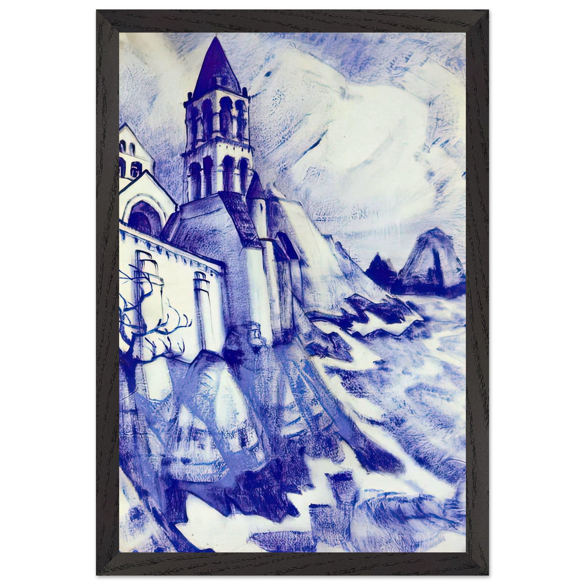 By the Sea by Nicholas Roerich, framed poster, view 2