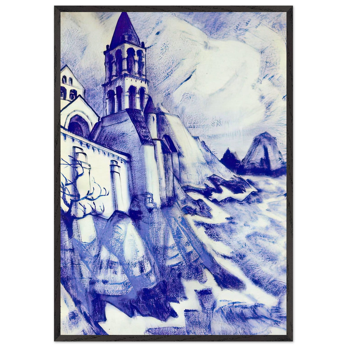 By the Sea by Nicholas Roerich, framed poster, view 3