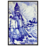 By the Sea by Nicholas Roerich, framed poster