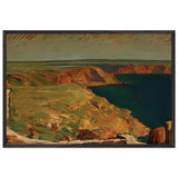 Caliacra by Stefan Popescu, framed poster