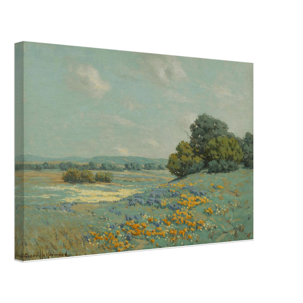 California Poppy Field by Granville Redmond, canvas