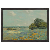California Poppy Field by Granville Redmond, framed poster, view 2