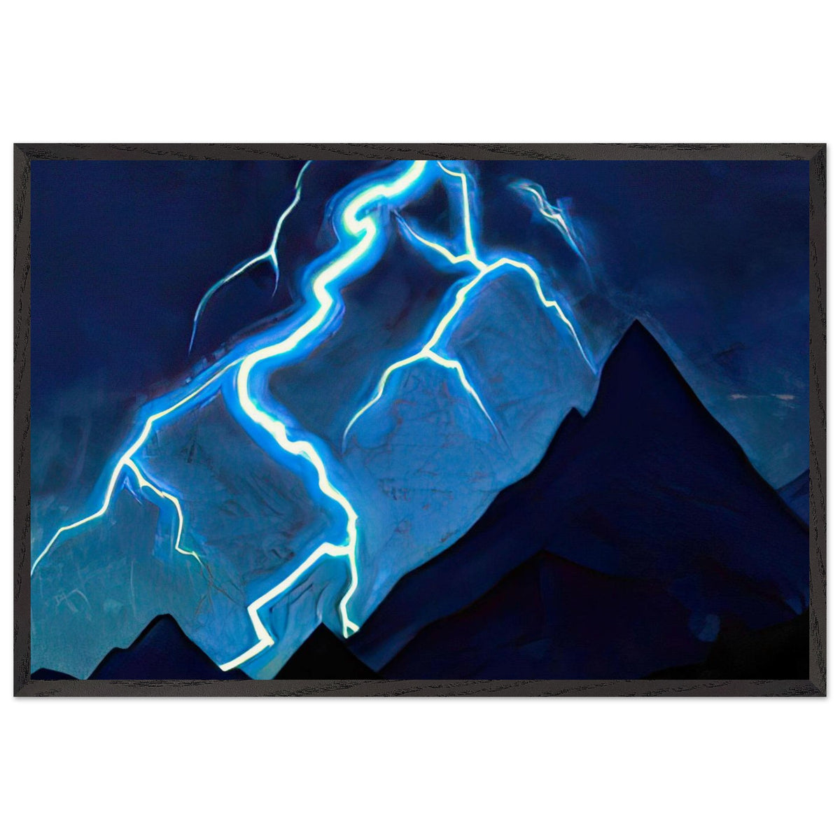 Call of the Sky by Nicholas Roerich, framed poster