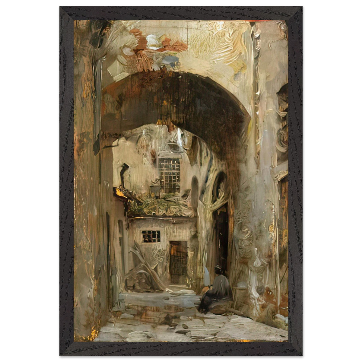 Calleja Florentina by José Garnelo, framed poster, view 2