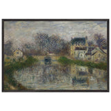 Canal at Moret by Gustave Loiseau, framed poster
