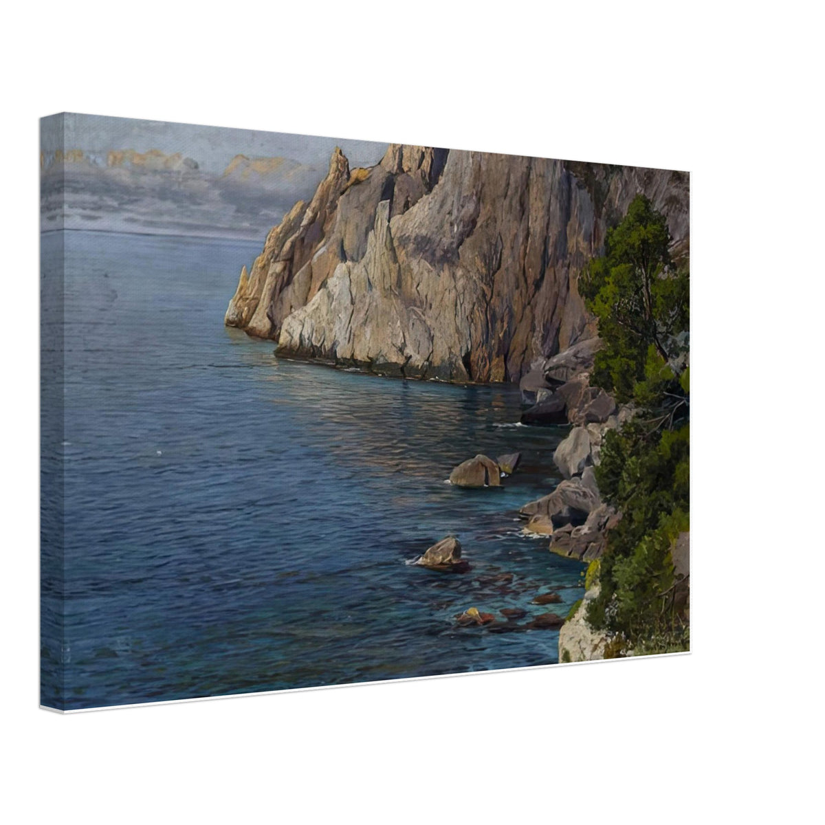 Capri coast by Vartan Mahokian, canvas