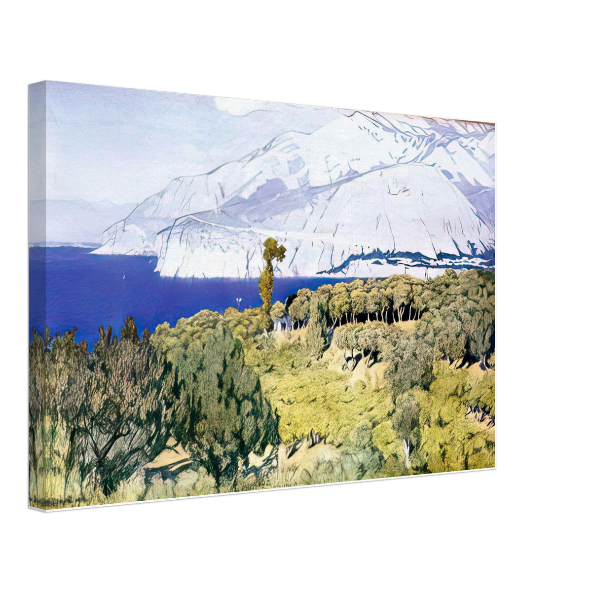Capri by Edward Okuń, canvas
